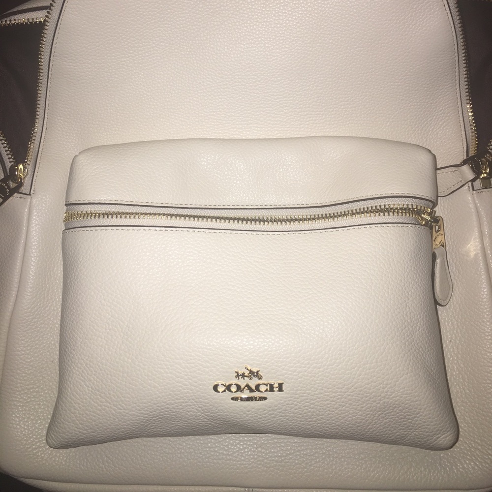 Coach NWOT leather backpack.